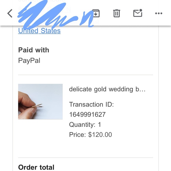 Delicate Rose Gold Wedding or Stacking Band - Picture 5 of 6